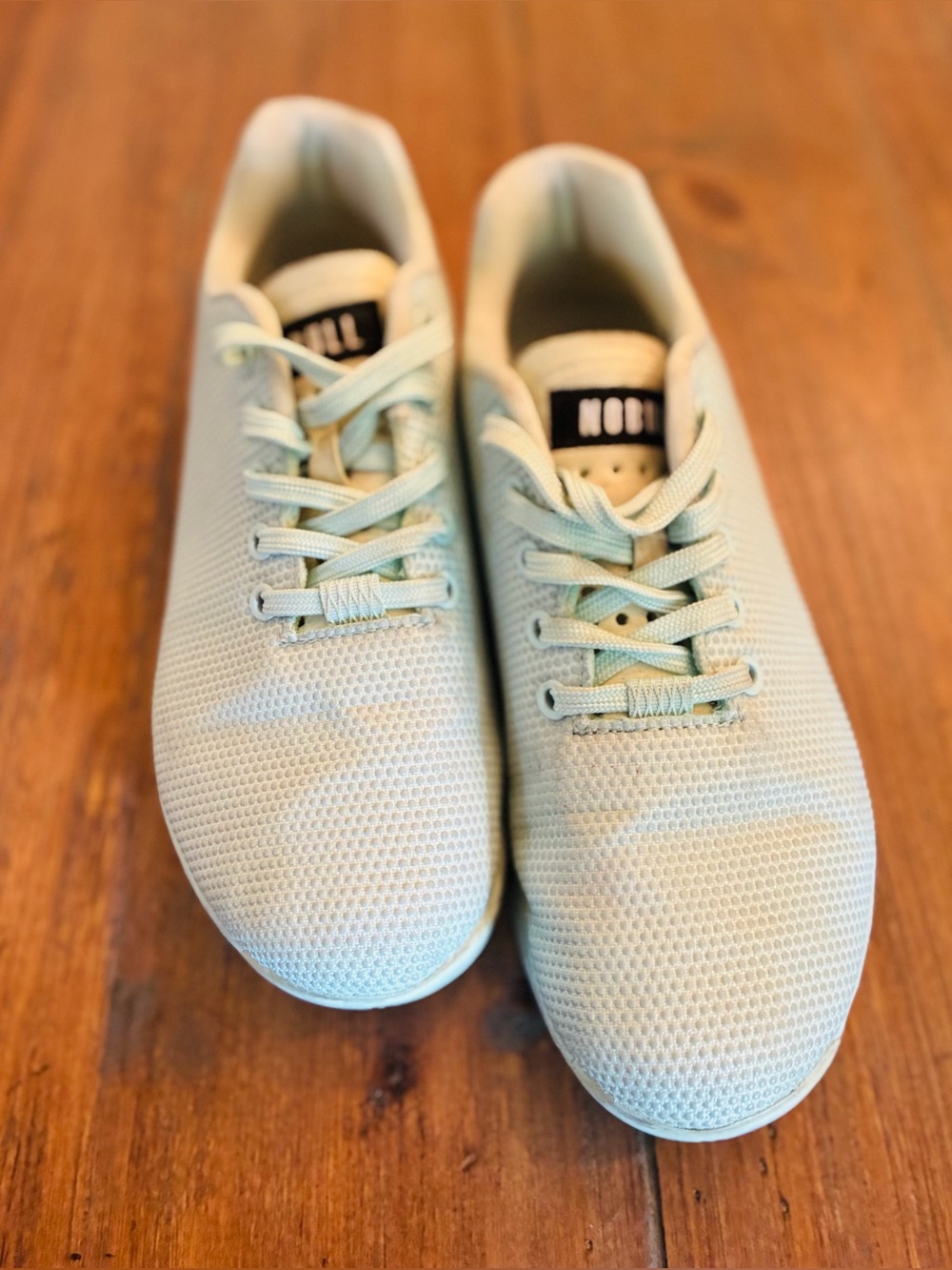 NOBULL Super-fabric Trainer Sea Mist Green unisex  Sneakers. Mn 7 wn 8.5